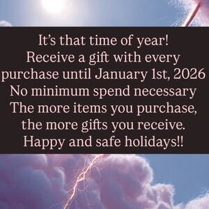 Gift with every purchase!